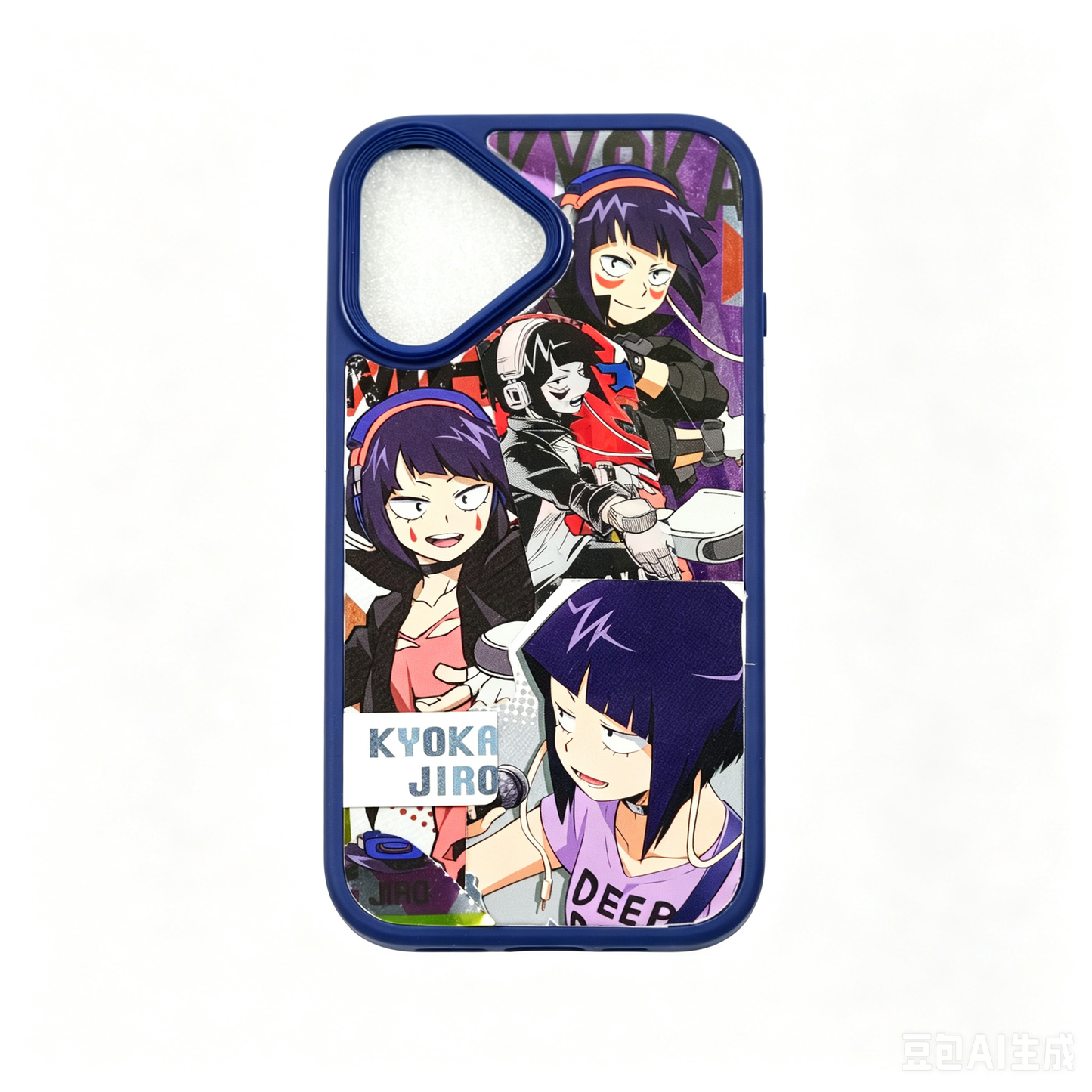Template-style phone case