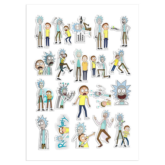 Rick and Morty Classic Animated Series Stickers